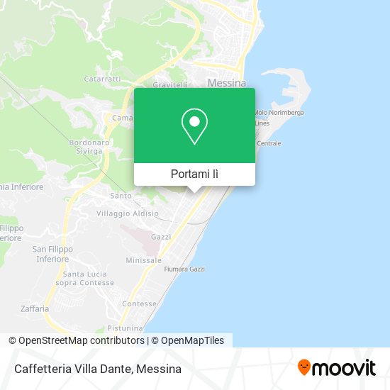 Mappa Caffetteria Villa Dante