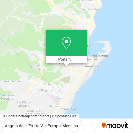 Mappa Angolo della Frutta V.le Europa