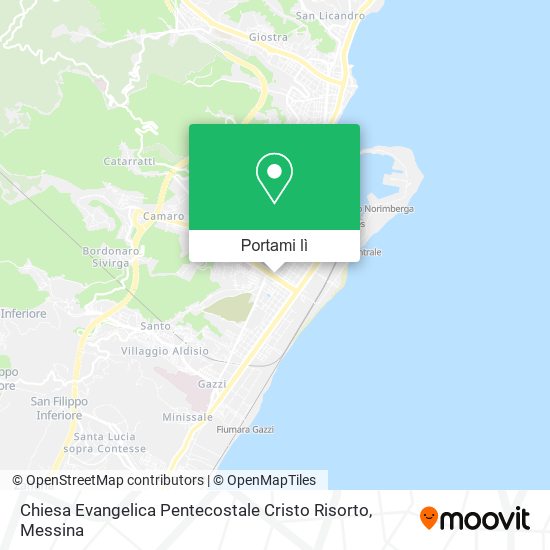 Mappa Chiesa Evangelica Pentecostale Cristo Risorto