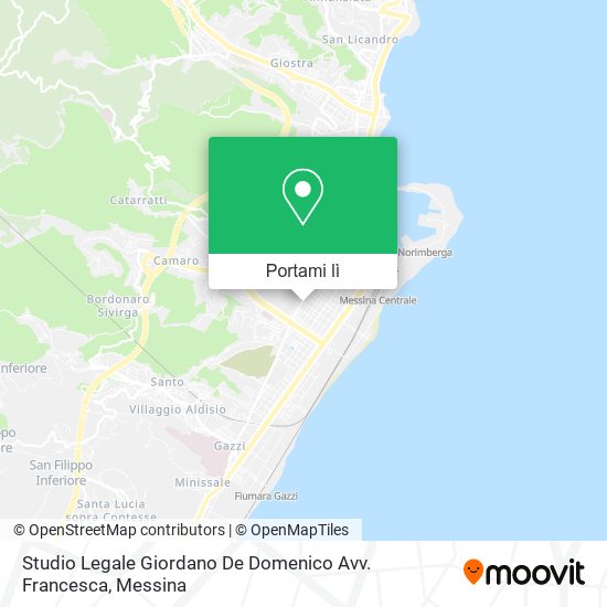 Mappa Studio Legale Giordano De Domenico Avv. Francesca