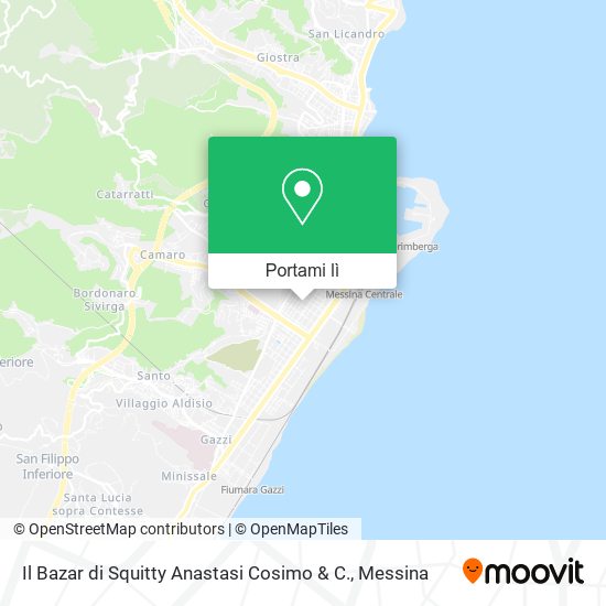 Mappa Il Bazar di Squitty Anastasi Cosimo & C.