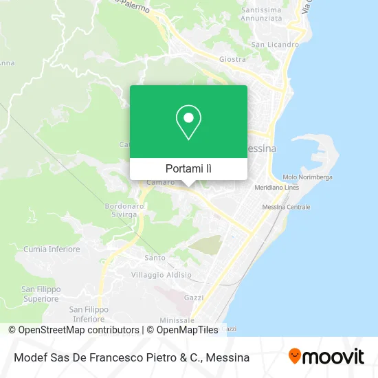 Mappa Modef Sas De Francesco Pietro & C.