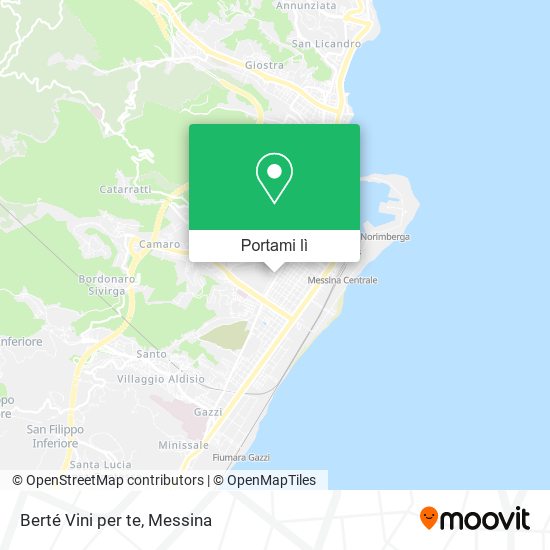 Mappa Berté Vini per te