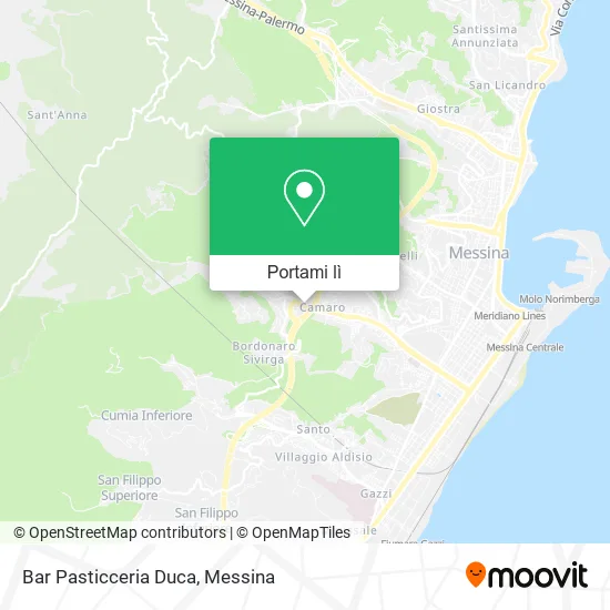 Mappa Bar Pasticceria Duca