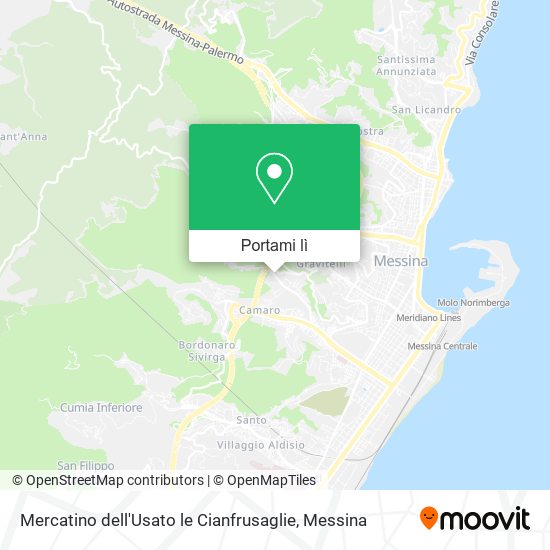 Mappa Mercatino dell'Usato le Cianfrusaglie