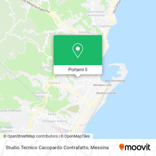Mappa Studio Tecnico Cacopardo Contrafatto