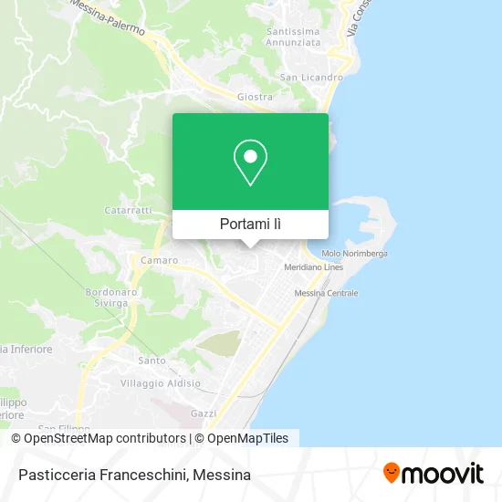 Mappa Pasticceria Franceschini