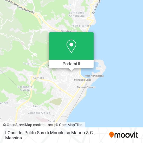 Mappa L'Oasi del Pulito Sas di Marialuisa Marino & C.