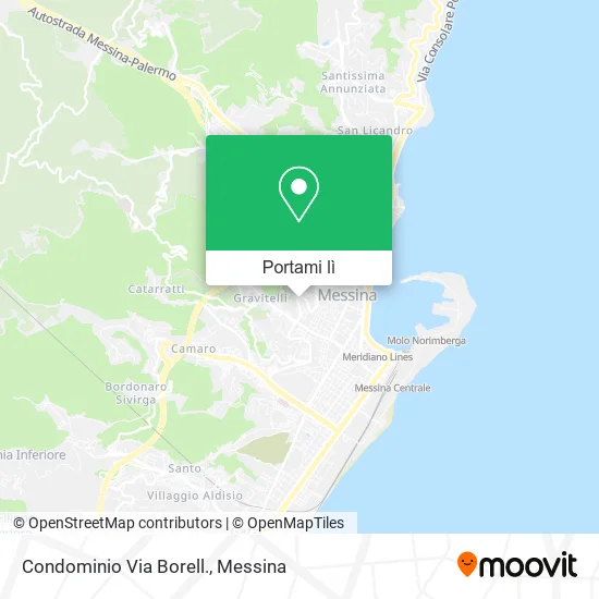 Mappa Condominio Via Borell.