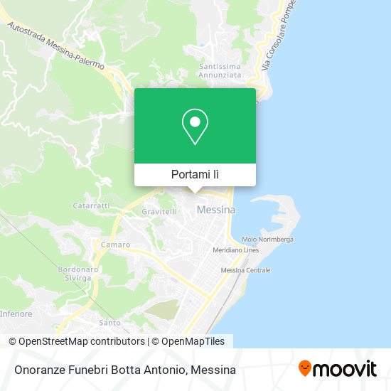 Mappa Onoranze Funebri Botta Antonio