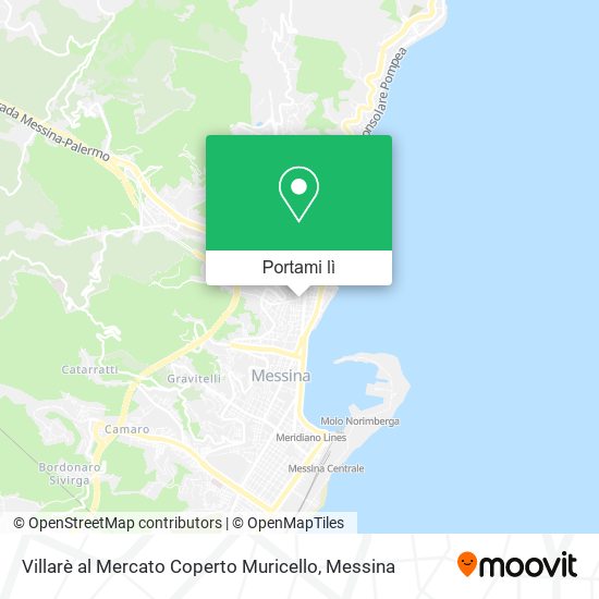 Mappa Villarè al Mercato Coperto Muricello