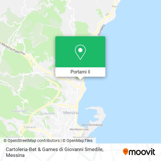 Mappa Cartoleria-Bet & Games di Giovanni Smedile