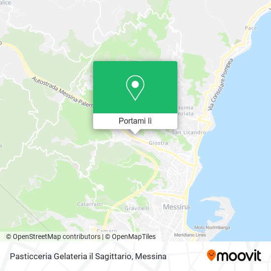 Mappa Pasticceria Gelateria il Sagittario