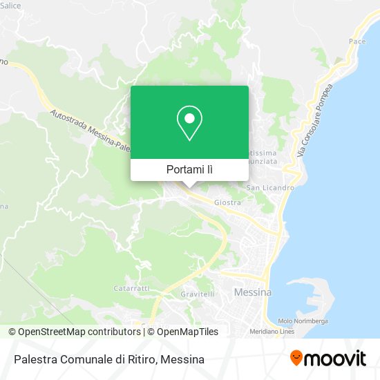 Mappa Palestra Comunale di Ritiro