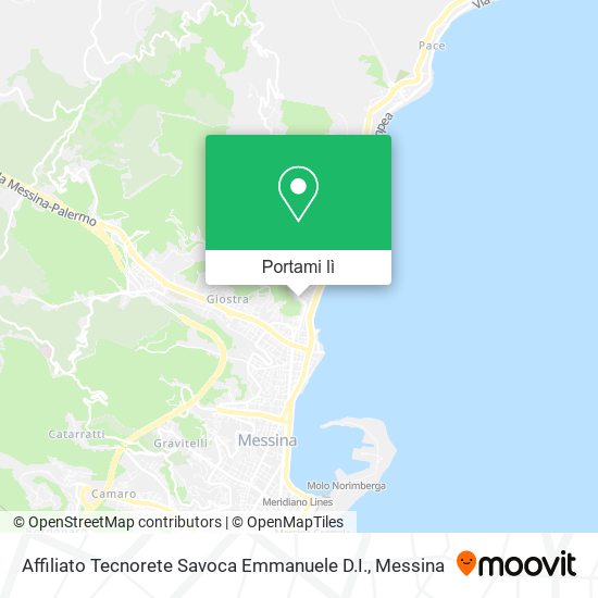 Mappa Affiliato Tecnorete Savoca Emmanuele D.I.