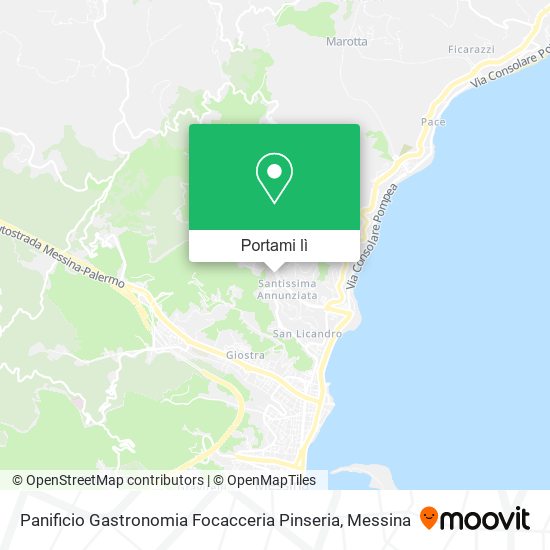 Mappa Panificio Gastronomia Focacceria Pinseria