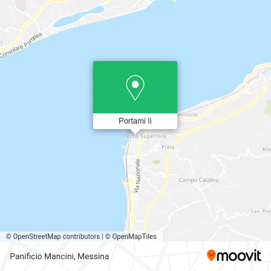 Mappa Panificio Mancini