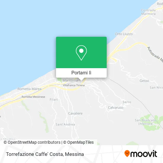 Mappa Torrefazione Caffe' Costa