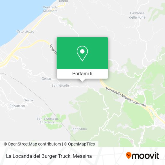 Mappa La Locanda del Burger Truck