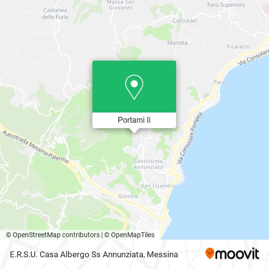 Mappa E.R.S.U. Casa Albergo Ss Annunziata