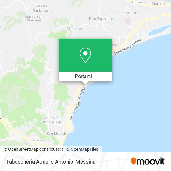 Mappa Tabaccheria Agnello Antonio