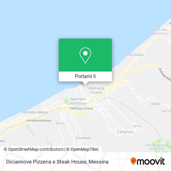 Mappa Diciannove Pizzeria e Steak House