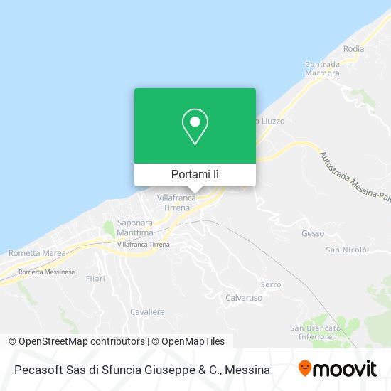 Mappa Pecasoft Sas di Sfuncia Giuseppe & C.