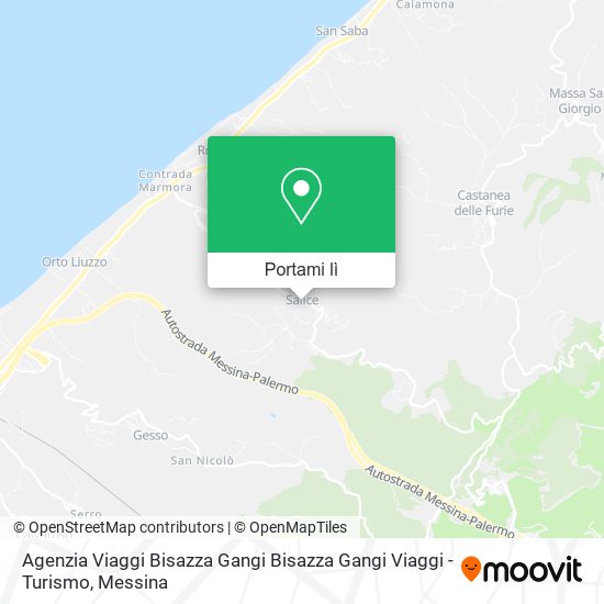 Mappa Agenzia Viaggi Bisazza Gangi Bisazza Gangi Viaggi - Turismo