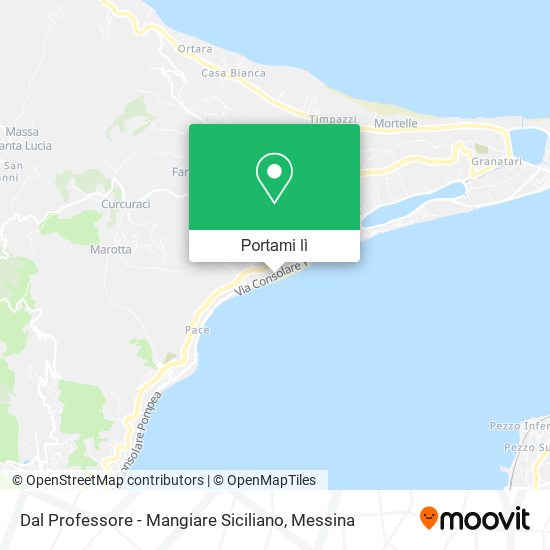Mappa Dal Professore - Mangiare Siciliano