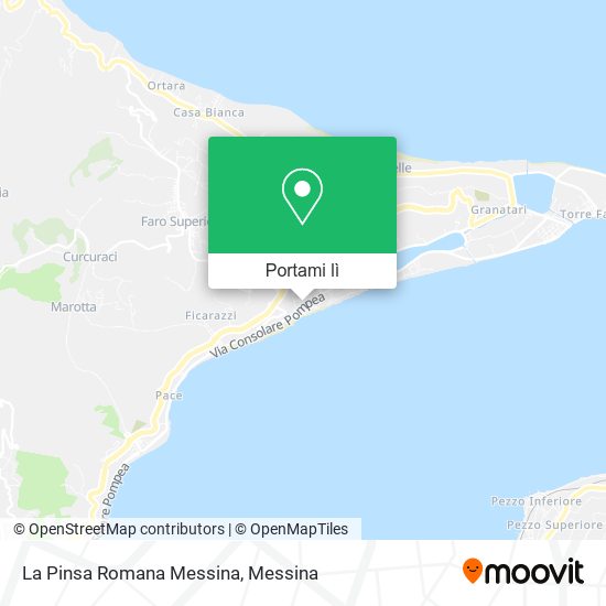 Mappa La Pinsa Romana Messina