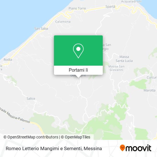 Mappa Romeo Letterio Mangimi e Sementi