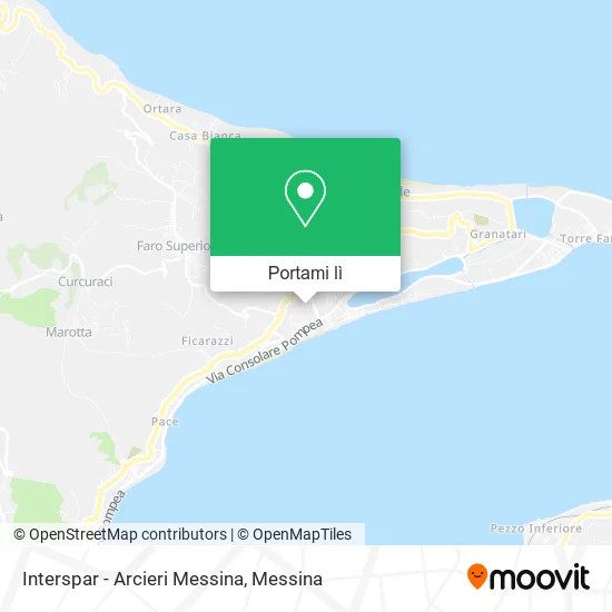 Mappa Interspar - Arcieri Messina