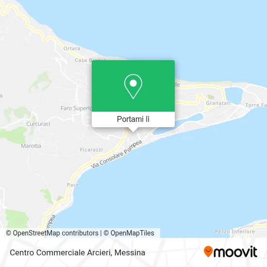Mappa Centro Commerciale Arcieri