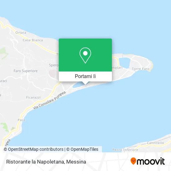 Mappa Ristorante la Napoletana