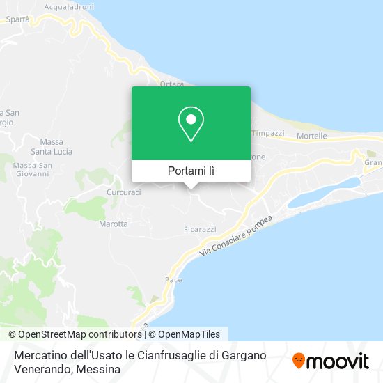 Mappa Mercatino dell'Usato le Cianfrusaglie di Gargano Venerando