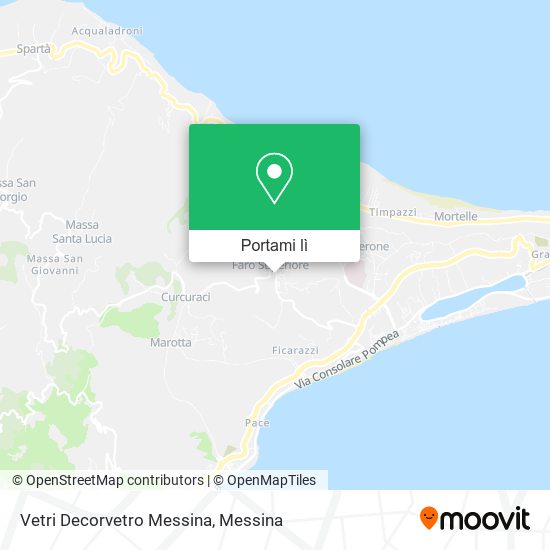 Mappa Vetri Decorvetro Messina