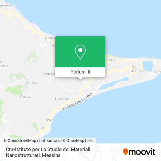 Mappa Cnr-Istituto per Lo Studio dei Materiali Nanostrutturati