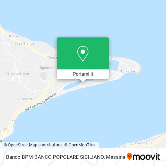 Mappa Banco BPM-BANCO POPOLARE SICILIANO