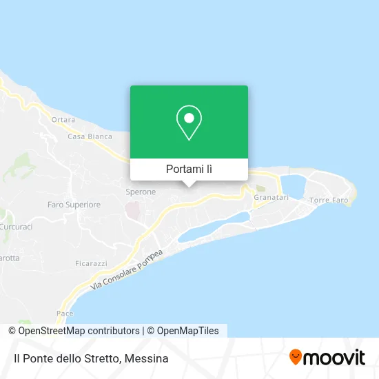 Mappa Il Ponte dello Stretto