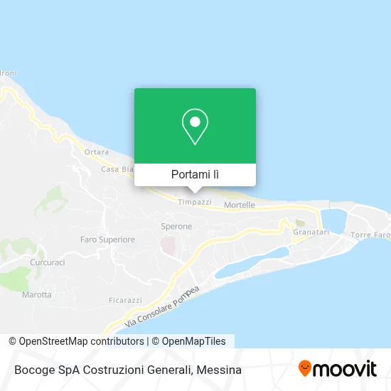 Mappa Bocoge SpA Costruzioni Generali