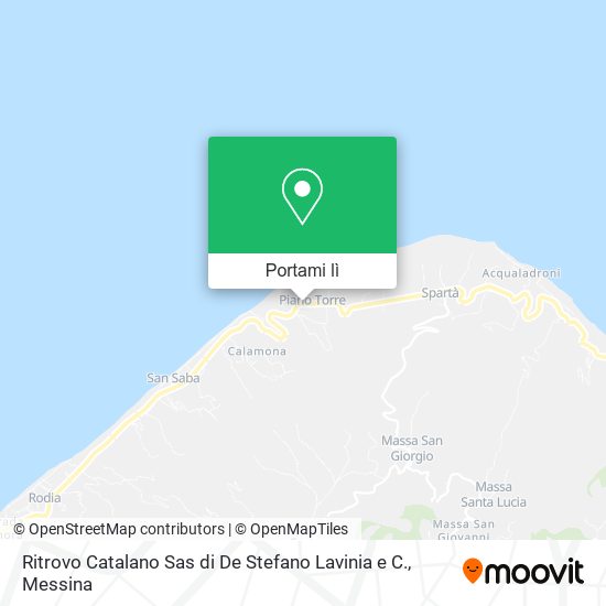 Mappa Ritrovo Catalano Sas di De Stefano Lavinia e C.