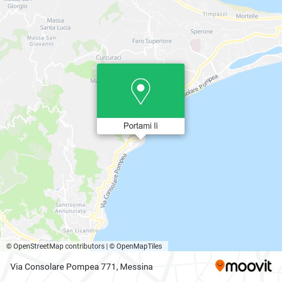 Mappa Via Consolare Pompea  771