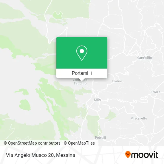 Mappa Via Angelo Musco  20