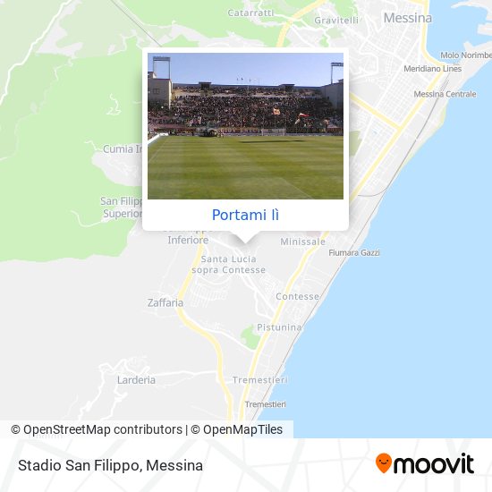 Mappa Stadio San Filippo