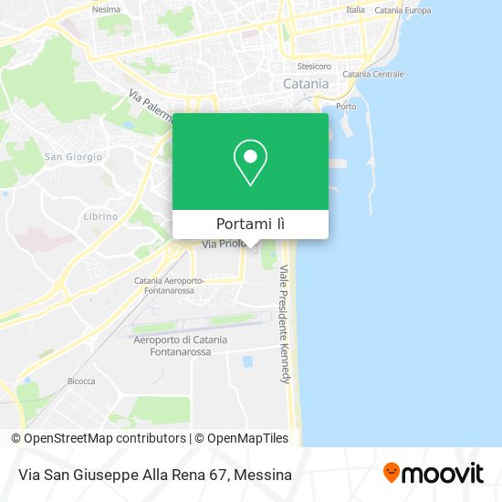 Mappa Via San Giuseppe Alla Rena 67