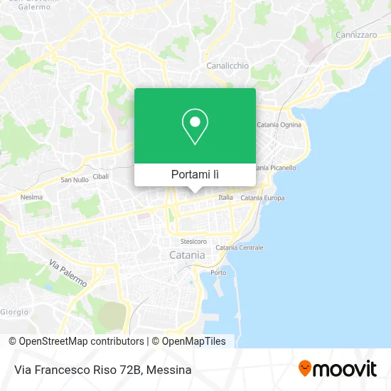 Mappa Via Francesco Riso  72B