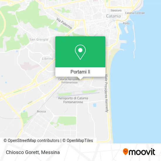 Mappa Chiosco Gorett