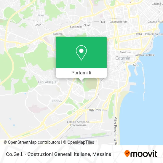 Mappa Co.Ge.I. - Costruzioni Generali Italiane