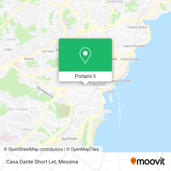 Mappa Casa Dante Short Let