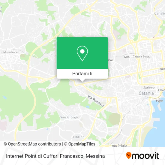 Mappa Internet Point di Cuffari Francesco